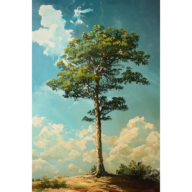 Canvas with a Tree